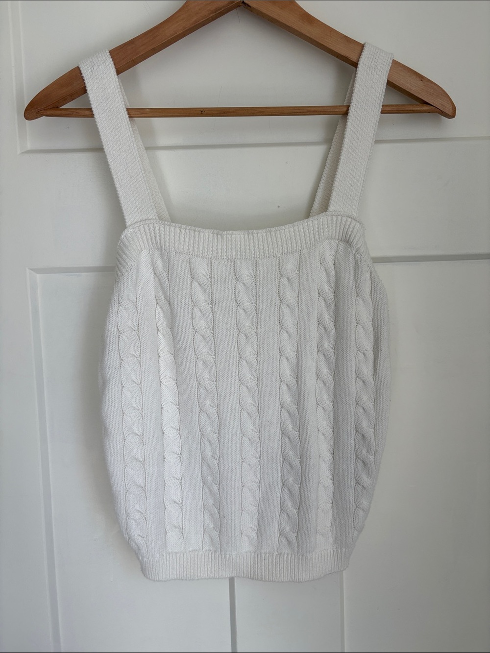 Joie Cream Cable Knit Tank